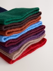 Blue/Red/Brown Striped Pattern Socks 8 Pack - Image 10 of 11