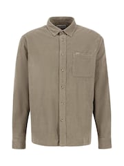 Barbour® Olive Green Bramside Relaxed Cord Shirt - Image 4 of 5