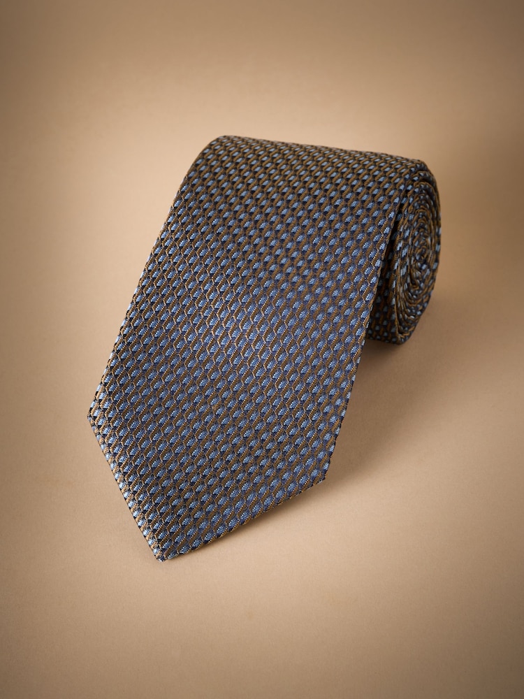 Orange Italian Silk Design Tie - Image 1 of 3
