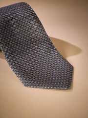Orange Italian Silk Design Tie - Image 2 of 3