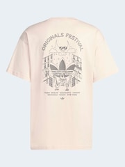 adidas Originals Mauve Purple T-Shirt - Image 7 of 7