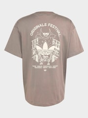 adidas Originals Charcoal Grey T-Shirt - Image 7 of 7