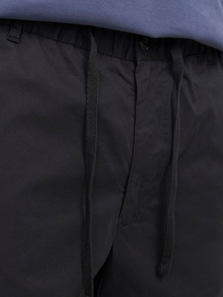 JACK & JONES Black Loose Fit Drawstring Shorts - Image 5 of 5