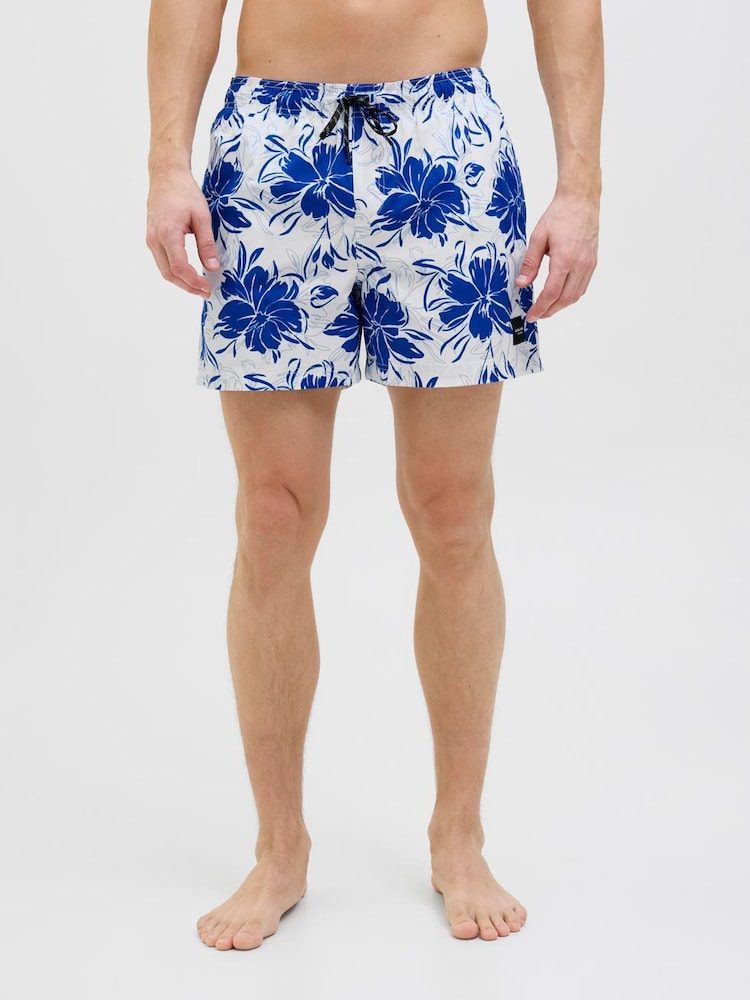 JACK & JONES Hawaian Printed Swim Shorts - Bild 1 von 7