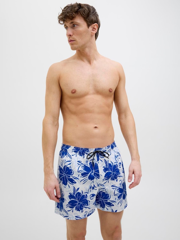 JACK & JONES Hawaian Printed Swim Shorts - Bild 2 von 7