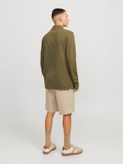 JACK & JONES Cream Loose Fit Drawstring Shorts - Image 2 of 5
