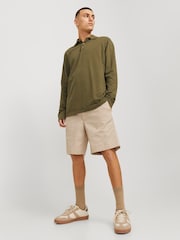 JACK & JONES Cream Loose Fit Drawstring Shorts - Image 3 of 5