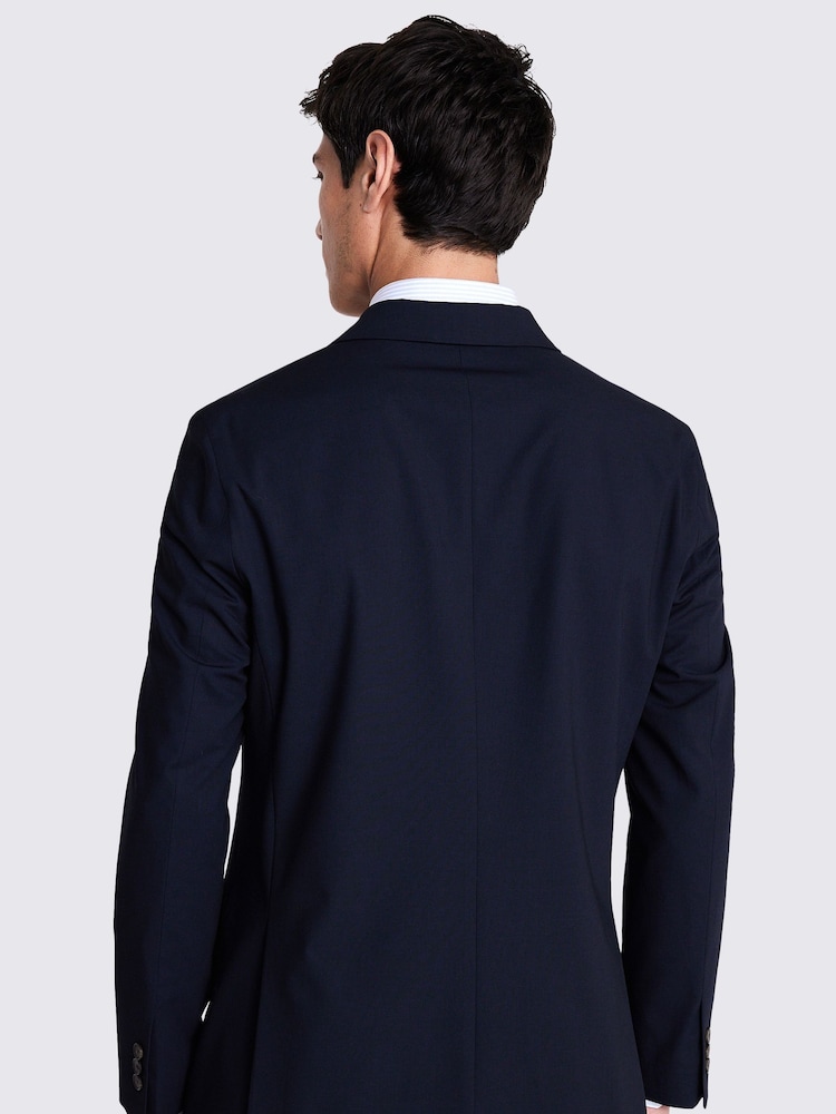 MOSS Blue Relaxed Fit Jacket - Image 2 of 5