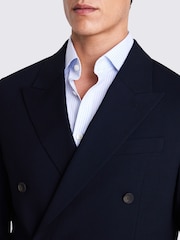 MOSS Blue Relaxed Fit Jacket - Image 4 of 5