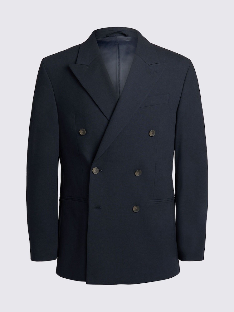MOSS Blue Relaxed Fit Jacket - Image 5 of 5