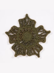 Esselle Set of 2 Green Severn Jute Star 36x36cm Placemats - Image 3 of 5