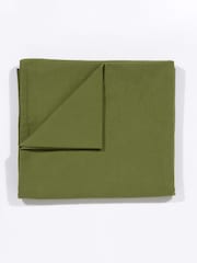 Esselle Natural Avon 100% Cotton 240x140cm Olive Table Cloth - Image 1 of 5