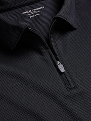 Charles Tyrwhitt Navy Performance Polo Shirt - Image 4 of 5