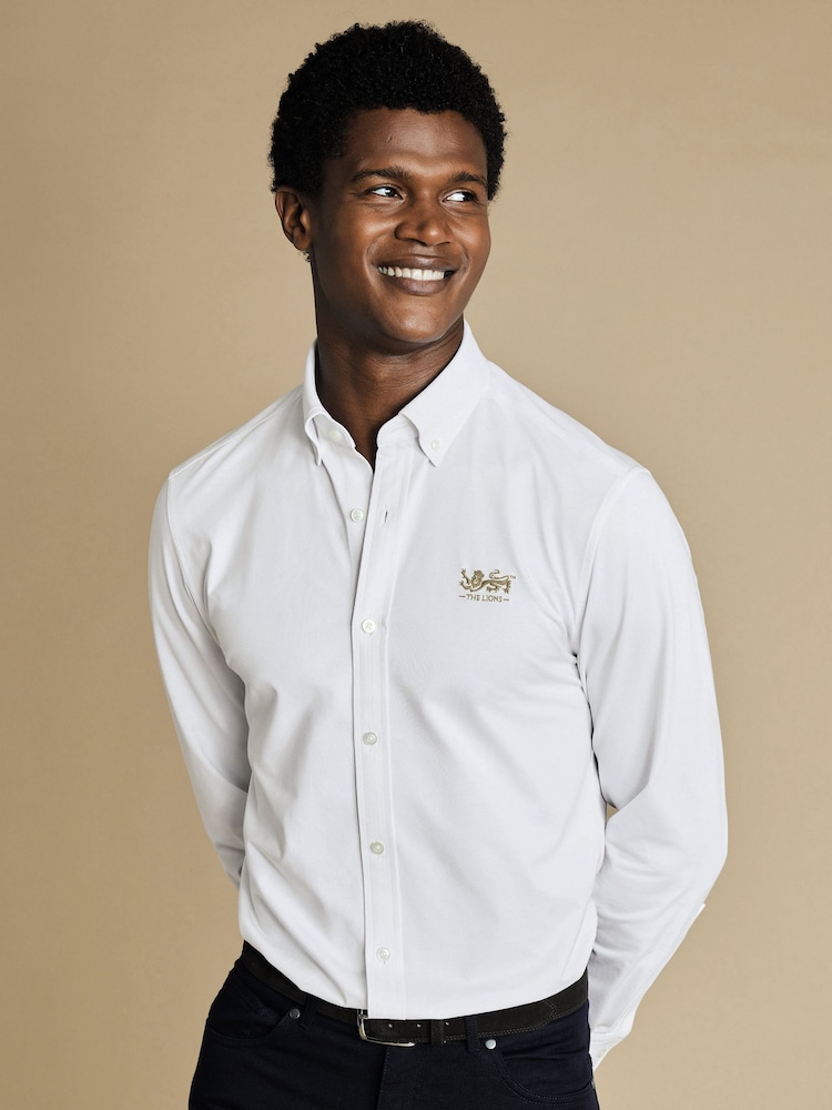 Charles Tyrwhitt White The Lions Print™ Shirt - Image 1 of 6