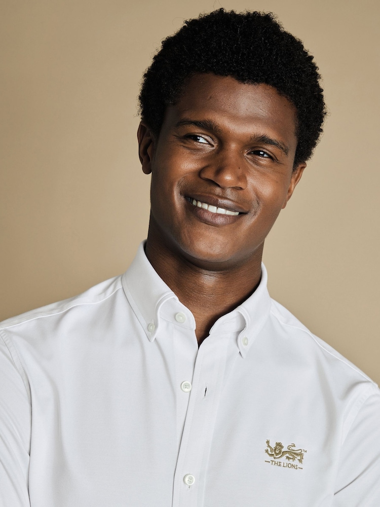 Charles Tyrwhitt White The Lions Print™ Shirt - Image 2 of 6