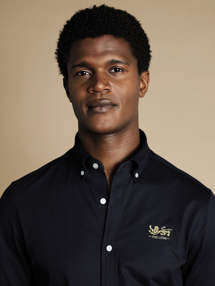 Charles Tyrwhitt Blue The Lions Print™ Shirt - Image 2 of 6