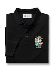 Schwarz - Charles Tyrwhitt The Lions Print TM Pique Polo Shirt - Bild 3 von 5