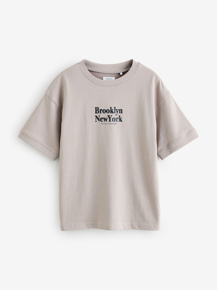 Grey Checkered Shirt and T-Shirt - Image 2 of 2