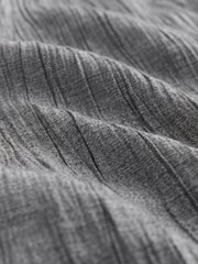 Grey Tie Waist Wide Leg Trousers with Wool - Image 7 of 8