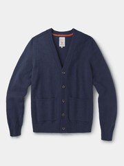 Aubin Blue Hales Lambswool Cardigan - Image 5 of 5
