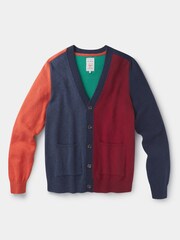 Aubin Blue Hales Lambswool Cardigan - Image 5 of 5