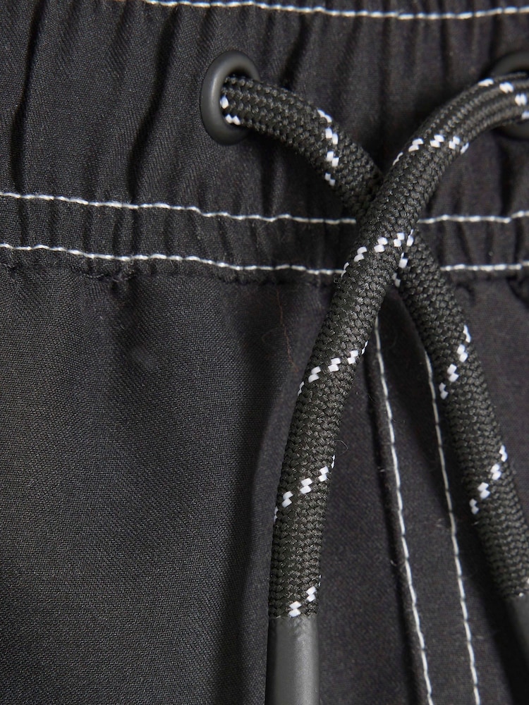 River Island Black Boys Luminis Swim Shorts - Image 3 of 4