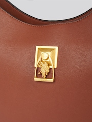 U.S. Polo Assn. Bolsa Hobo Earth Feminina - Imagem 4 de 8