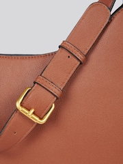 U.S. Polo Assn. Bolsa Hobo Earth Feminina - Imagem 5 de 8