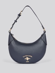 U.S. Polo Assn. Blue Womens Stanford Small Hobo Bag - Image 1 of 7