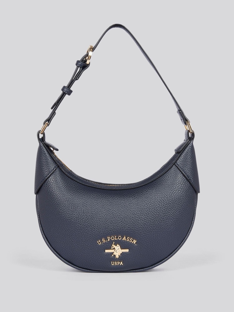U.S. Polo Assn. Blue Womens Stanford Small Hobo Bag - Image 1 of 7