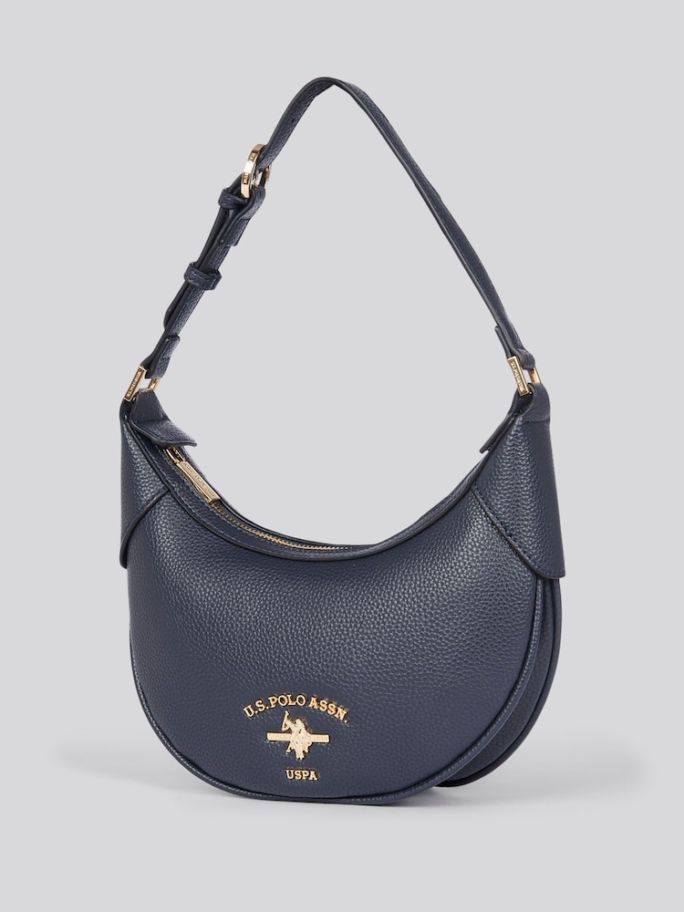 U.S. Polo Assn. Blue Womens Stanford Small Hobo Bag - Image 2 of 7