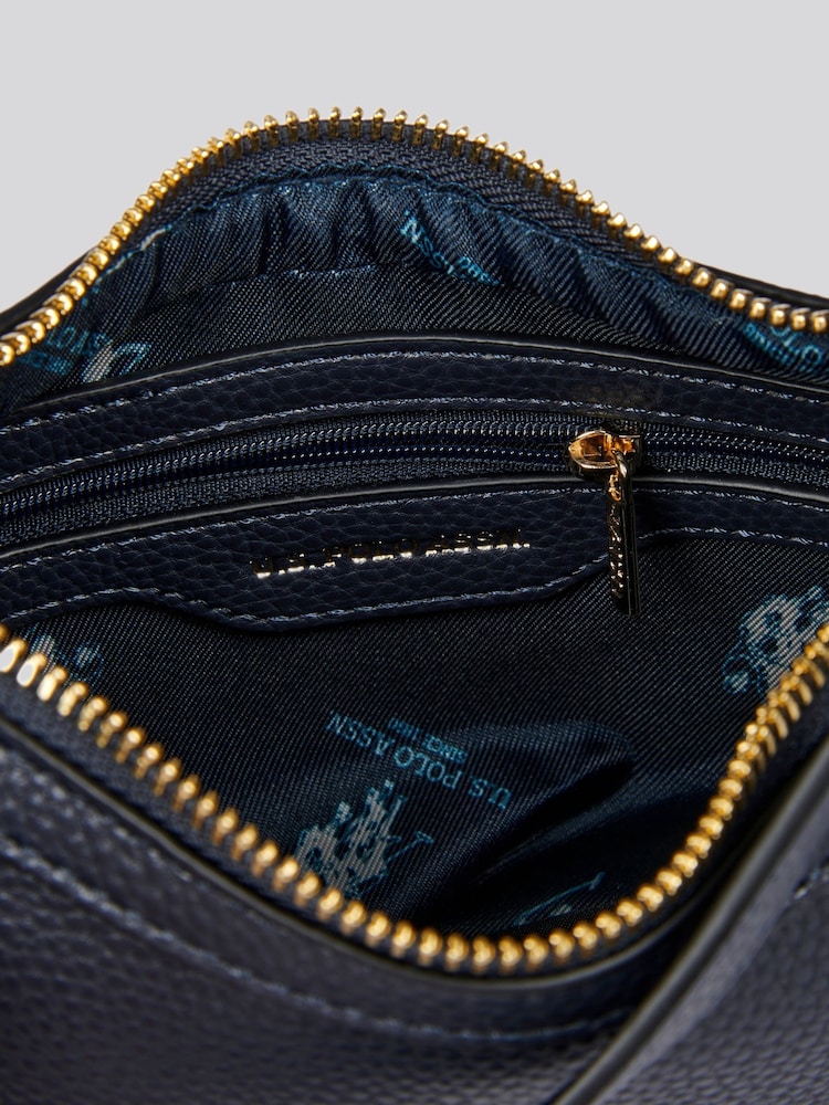 U.S. Polo Assn. Blue Womens Stanford Small Hobo Bag - Image 7 of 7
