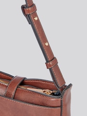 rjava - ZDA Polo Assn. Ženska skrbna mini hobo torba - Slika 6 iz 7