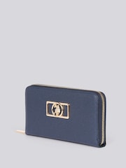 U.S. Polo Assn. Blue Womens Jones Chic Zip Around Wallet - Image 2 of 6