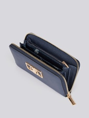 U.S. Polo Assn. Blue Womens Jones Chic Zip Around Wallet - Image 4 of 6