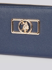 U.S. Polo Assn. Blue Womens Jones Chic Zip Around Wallet - Image 5 of 6