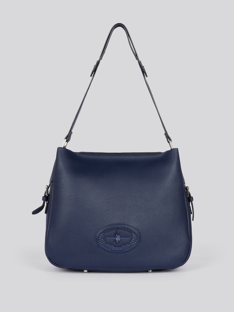 U.S. Polo Assn. Blue Womens Retro Hobo Bag - Image 1 of 8