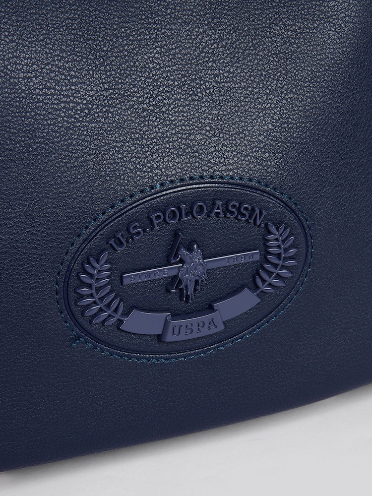 U.S. Polo Assn. Blue Womens Retro Hobo Bag - Image 4 of 8