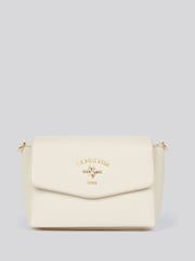 U.S. Polo Assn. Cream Womens Stanford Flap Cross-Body Bag - Image 1 of 6