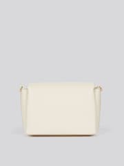 U.S. Polo Assn. Cream Womens Stanford Flap Cross-Body Bag - Image 3 of 6