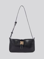 črna - ZDA Polo Assn. Ženska skrbna mini hobo torba - Slika 1 iz 6