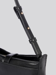 črna - ZDA Polo Assn. Ženska skrbna mini hobo torba - Slika 5 iz 6