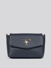 U.S. Polo Assn. Blue Womens Stanford Flap Cross-Body Bag - Image 1 of 6