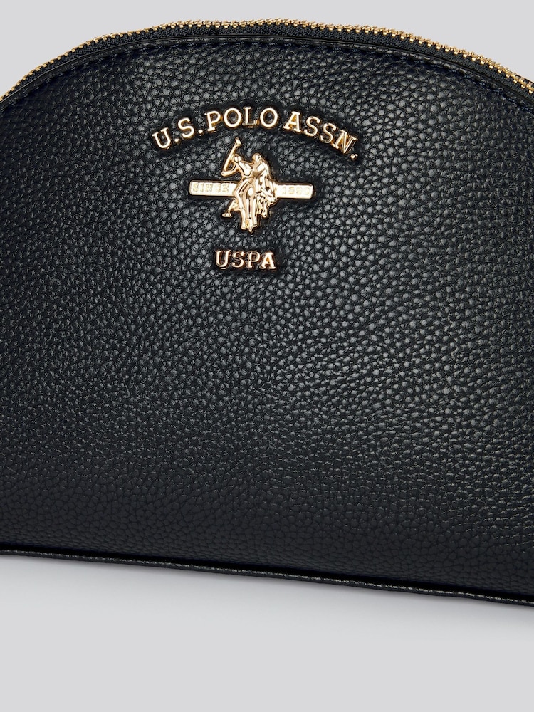 U.S. Polo Assn. Black Womens Stanford Baguette Bag - Image 4 of 6