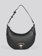 U.S. Polo Assn. Black Womens Stanford Small Hobo Bag - Image 1 of 7