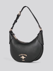 U.S. Polo Assn. Black Womens Stanford Small Hobo Bag - Image 2 of 7