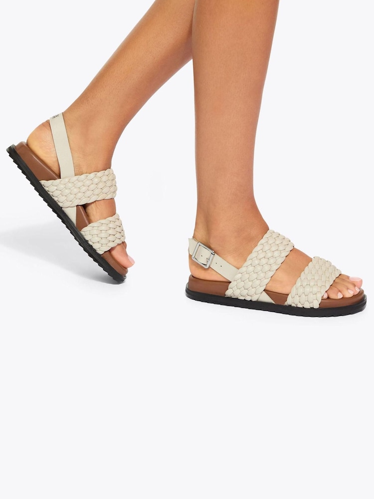 Kg Kurt Geiger Gold Ringer Sandals - Image 1 of 2
