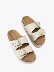 KG Kurt Geiger Cream Raquel2 Sandals - Image 4 of 5