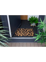 Esselle Natural Astley Abstract Printed Doormat 40x60cm - Image 4 of 4