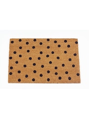 Esselle Neutral Astley Polka Dot Printed Doormat - Image 1 of 4